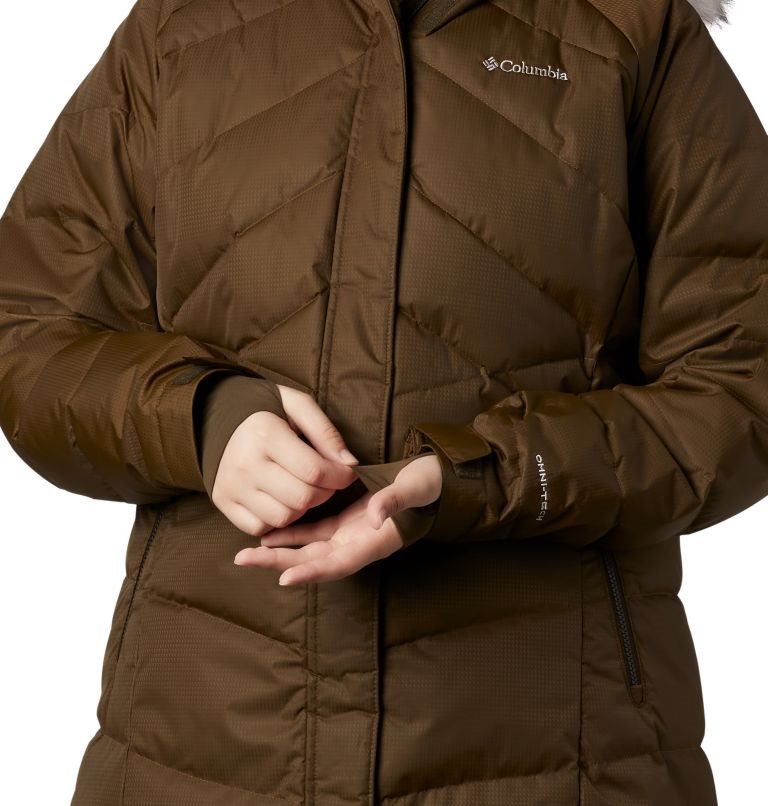 Women's Columbia Lay D Down II Mid Jackets Dark Brown | Plus Size CA-A8A35